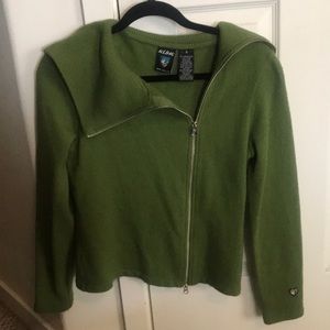 Kuhl zip up sweater 100% merino wool s